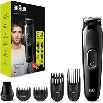 Braun MGK3235 Precision Grooming Set – Beard Trimmer, Hair Clippers, Shaver, and 5 Accessories