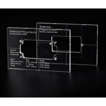 Plantillas de enrutamiento de pastilla Humbucker para guitarra eléctrica Musiclily Pro