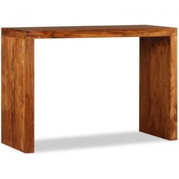 Tavolo Consolle in Legno Massello, Finitura di Lusso