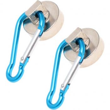 Magnetic Hooks 22kg Heavy Duty with Carabiner