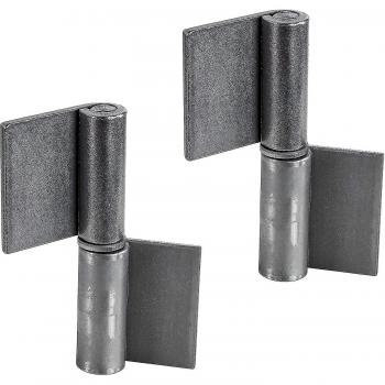 Charnières soudées pour portes de jardin