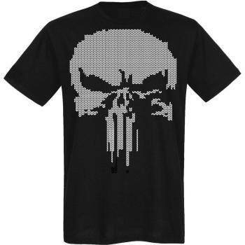 The Punisher Skull Logo XL Black T-Shirt
