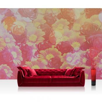 Premium Plus Vlies Fototapete 416 x 254 cm – Pastell‑Naturdesign