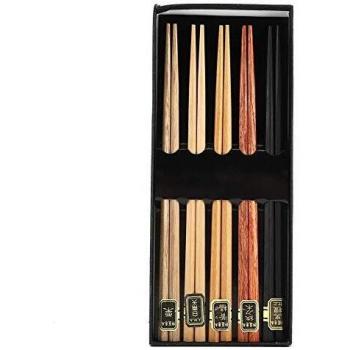 Japanese Bamboo‑Free Chopsticks – 9” 5‑Pair Sustainable Tableware