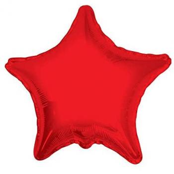 Grabo 36208R‑P : Ballon Alu Étoile Rouge 91 cm