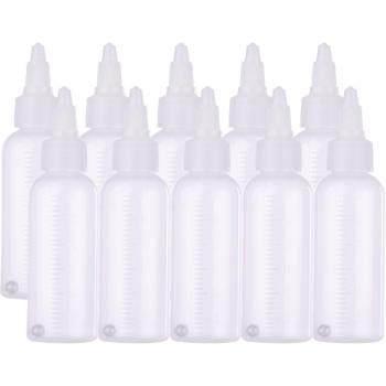 Pack de 10 Paasche Botellas Pintura con Escala y Alimentación Sifón