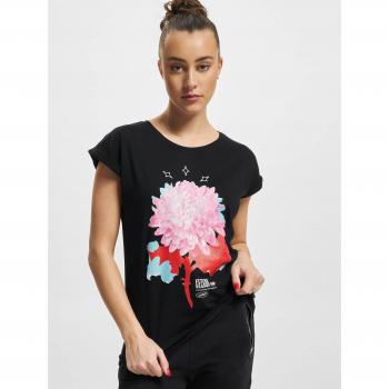 Mister Tee Dames T-shirt Zwart Toekomstige Seizoen
