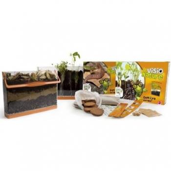 Radis et Capucine Terrarium Racines et Vers