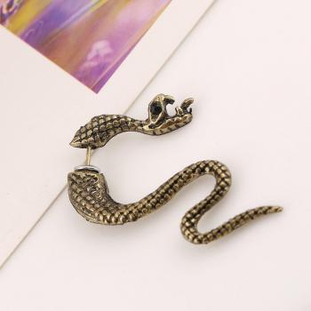 Pendientes de serpiente estilo Punk
