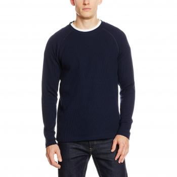 JACK & JONES PREMIUM Herren Sweatshirt Jprroof Sweat LS Crew Neck Exp Blau (Slim Fit)
