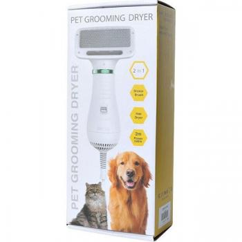 Pet Grooming Comb with Low-Noise Hair Dryer