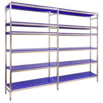 Étagère Simoninox Initial 6pp Acier Inoxydable 2000x2490x500 mm