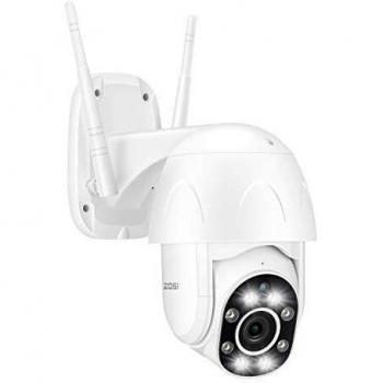 Cámara WiFi ZOSI 1080P con Visión Nocturna y Seguimiento