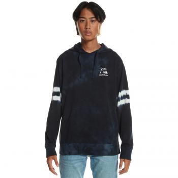 Sudadera con capucha Quiksilver Engineered azul marino blanco