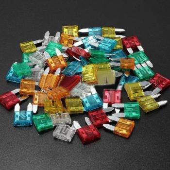 60Pcs Auto and Truck Mini Blade Fuses Assortment 5/10/15/20/25/30A