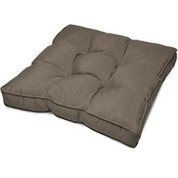 Cuscino lounge Beautissu 50x50 cm grigio chiaro