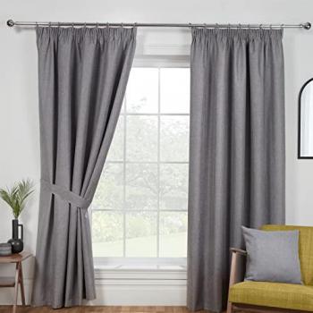 Eclipse Pewter Grey Thermal Blackout Drapes