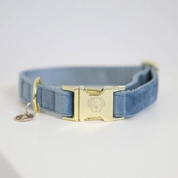 Colletto per Cani Kentucky Blu Velvet