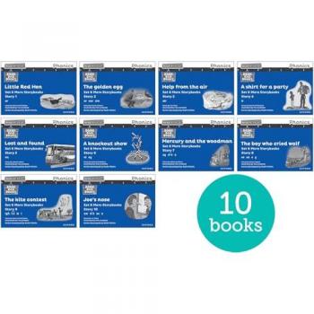 Read Write Inc. Phonics Blue Set 6 More Black White Storybooks Pack of 10 by Abbie Rushton