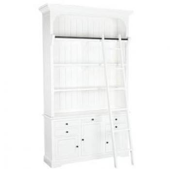Scaffale Legno Bianco 137 x 38 x 234 cm DKD Home Decor