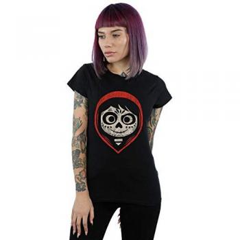 Disney Coco Skeleton Face Cotton Top – Black, Small