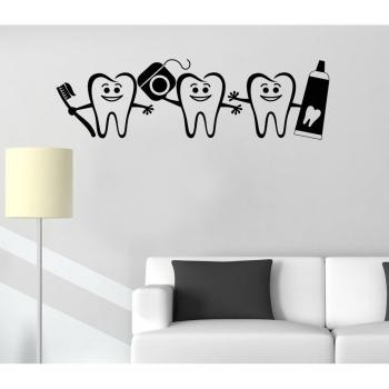 Dental Care Vinyl Decal LW752
