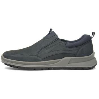 Mocaccino Uomo Hush Puppies Arthur – Nabuk Blu Nera
