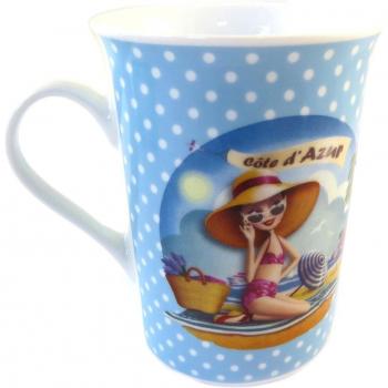 Blue Pearl Porcelain Coffee Cup