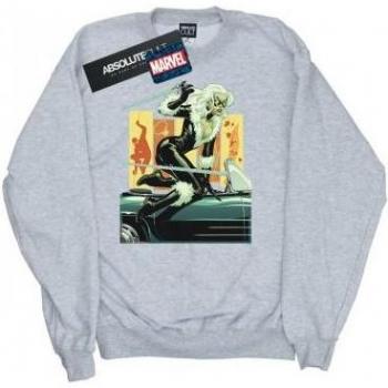 Marvel Männer‑T-Shirt “Black Cat Car” – L, Schwarz