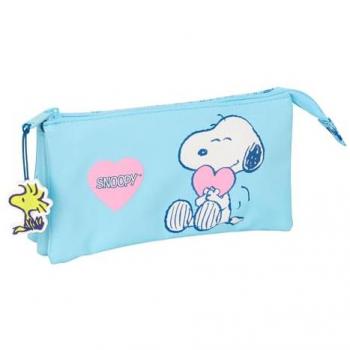 Trío de Bolsas Snoopy Azul Claro