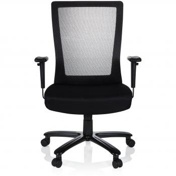 Drehstuhl XXL Extender – Stoff/Netzstoff, höhenverstellbar, schwarz