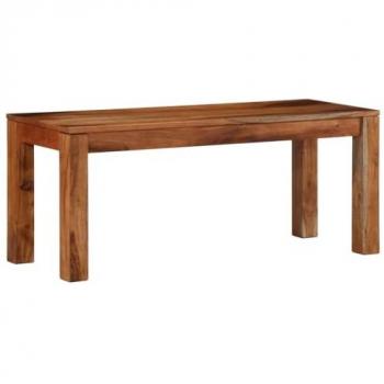 Banc en bois massif d'acacia 110 cm vidaXL