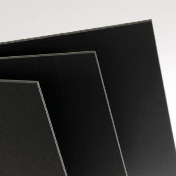 Carton Plume 70x100 cm 5 mm Nero