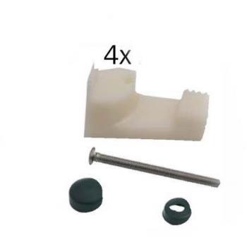 Dometic Befestigungskit EK 2000, 4er-Pack aus Edelstahl