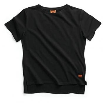 Scruffs T55284: Camiseta Negra de Manga Corto para Mujer