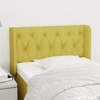 Cabecero de Tela con Diseño Verde 83x16x78/88 cm