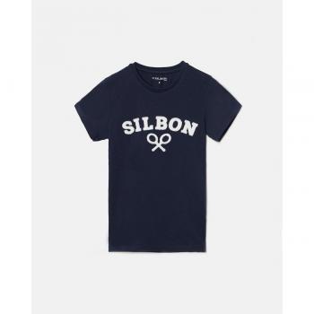 Camiseta de niño con logo frontal en algodón orgánico