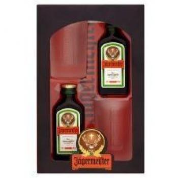 Pacchetto Regalo Jägermeister con 2 x Miniature e 2 Tumbler
