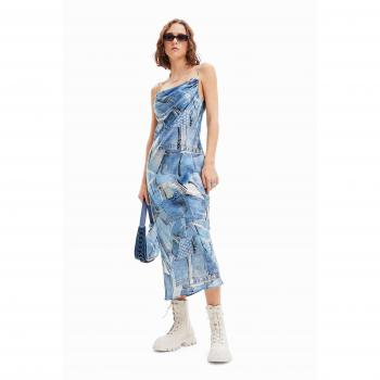 Vestito Maxi Patchwork Denim Desigual Misisipi