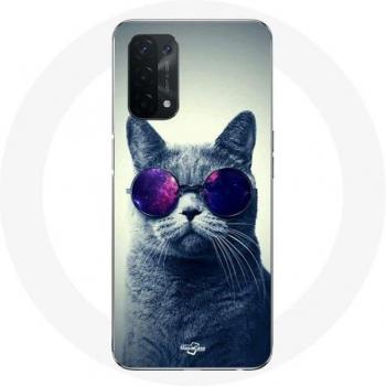 Protection Oppo A54 5G Chat Lunettes