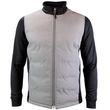 Full-Zip Black Fleece Lined Heat Holders Jacket for Men