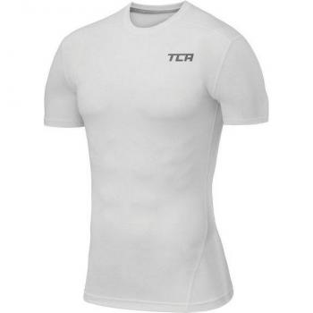 TCA Herren Pro Funktionsshirt in Weiß, Größe XL