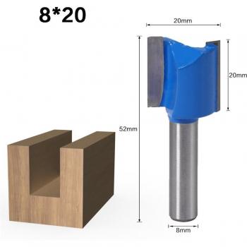 Fresa recta ranurada para madera 8mm