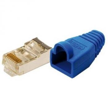 LogiLink CAT5e Modular Plug mit Knickschutz, 100 Stück