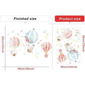 Murales de PVC de globos de aire para habitaciones infantiles