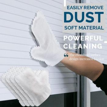 Guantes de Cocina y Lavavajillas 10 Pares Blancos No Tejidos
