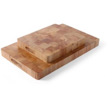 Hendi Braunes Holzbretter-Set, Größe GN 1/2, 30 × 20 cm