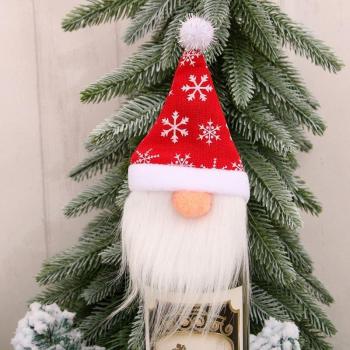22*9cm Christmas Wine Bottle Bag