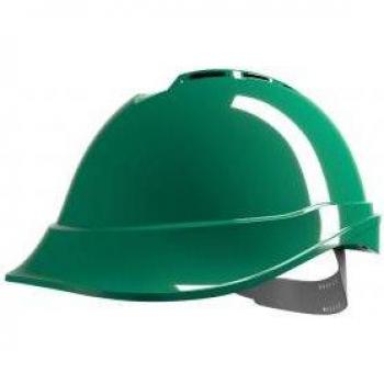 V-Gard 200 Green Safety Helmet with Vents