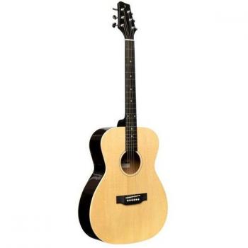 Modèle Stagg SA35 A‑N – Guitare acoustique Auditorium en bois brut